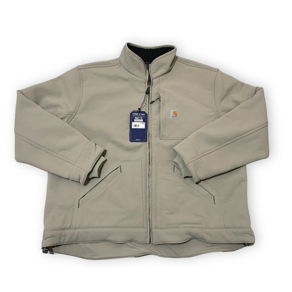 Carhartt Other - Carhartt Super Dux Relaxed Fit Sherpa Detroit Jacket Greige Gray Men's Size XXL